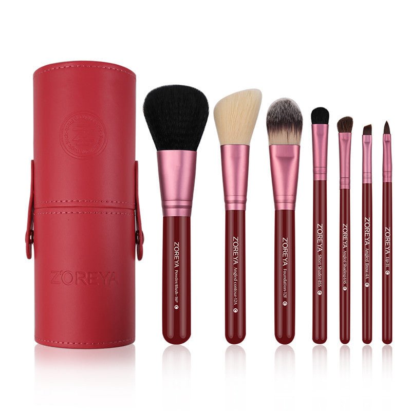 Professional Makeup Brush Set - 7 Piece Collection