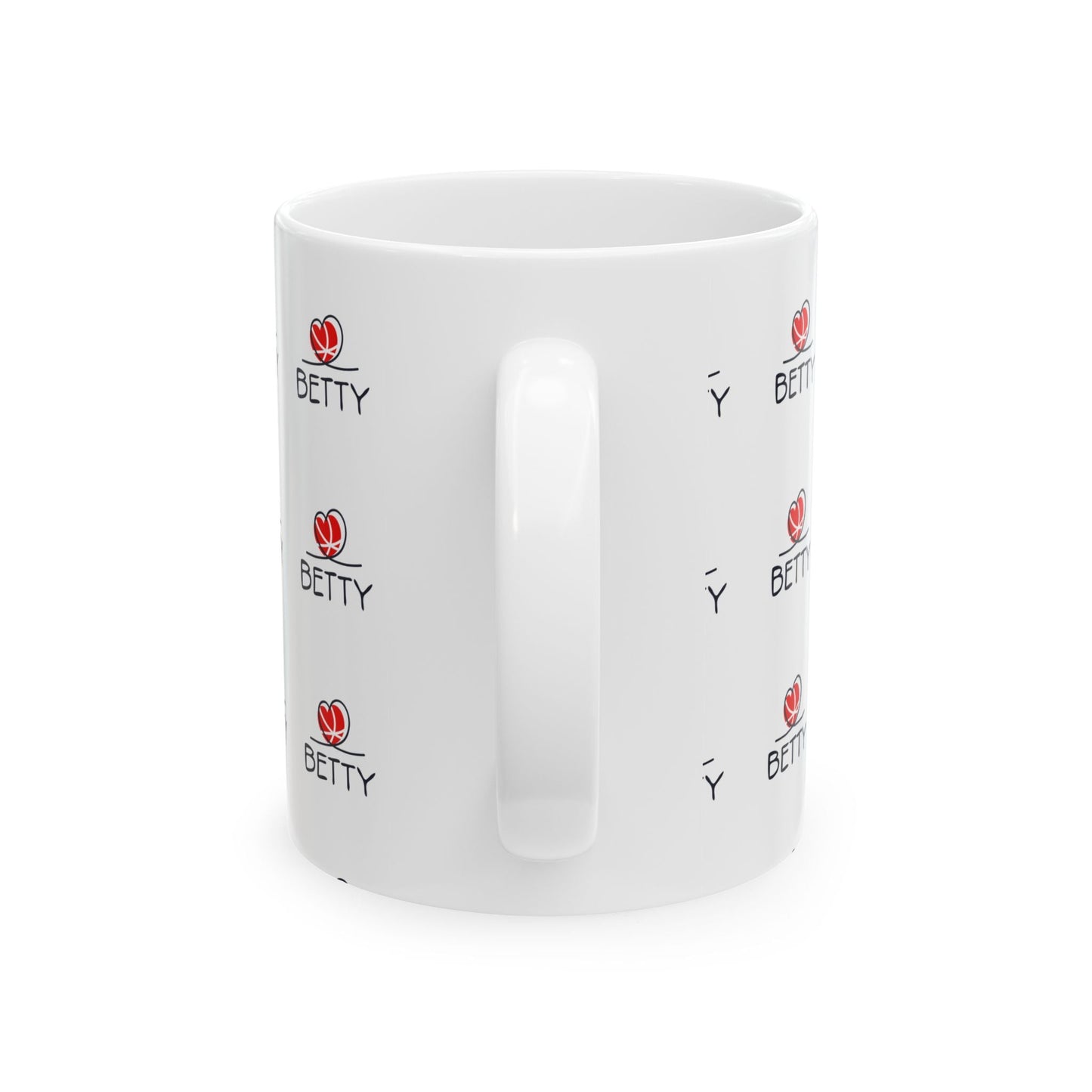 Betty Boop Mug with white ceramic finish and vibrant design, perfect for coffee lovers.