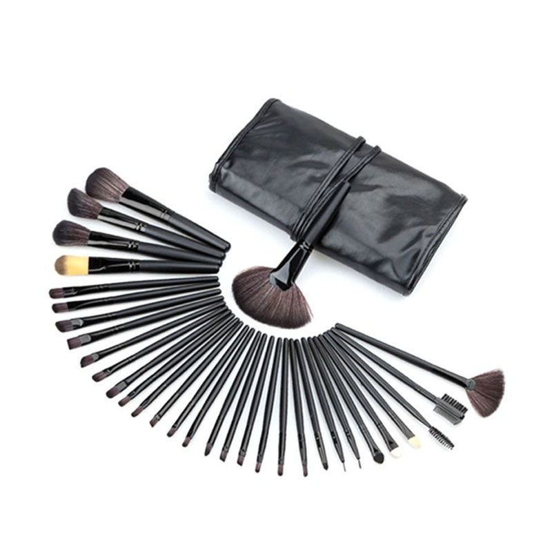 Professional Makeup Brush Set - 24/32 Piece Collection with PU Case