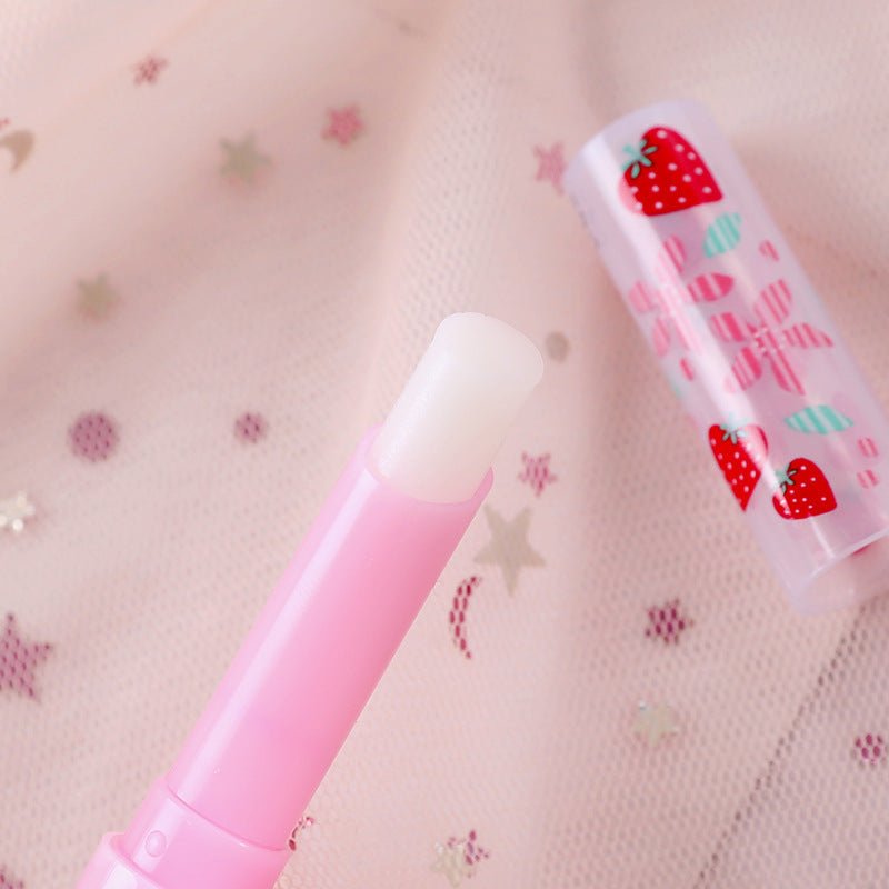 Color-Changing Strawberry Lip Balm - pH Reactive Pink Lipstick - URBAN CHIC