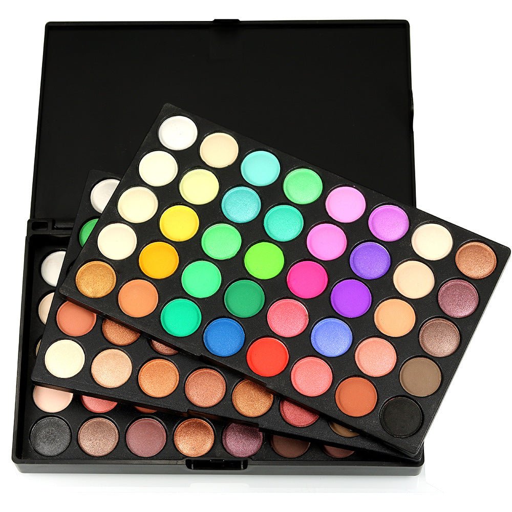 Professional 120 Color Eyeshadow Palette - Matte & Shimmer Makeup Set