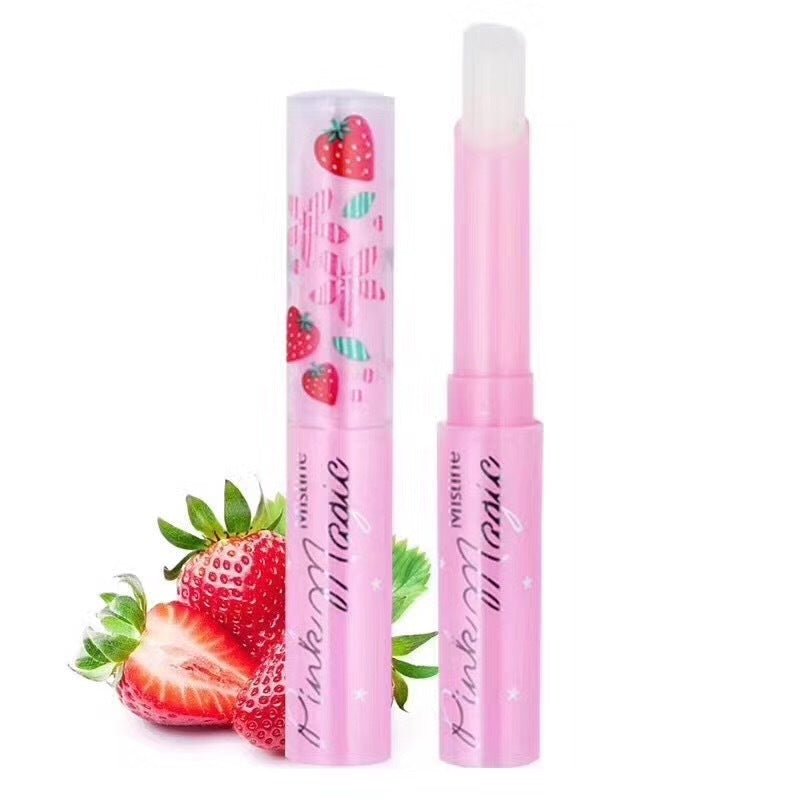 Color-Changing Strawberry Lip Balm - pH Reactive Pink Lipstick - URBAN CHIC