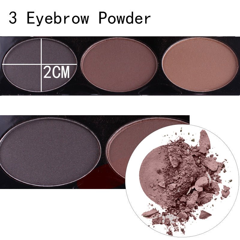 MISS ROSE 144 Color Eyeshadow Palette with Blush & Eyebrow Kit