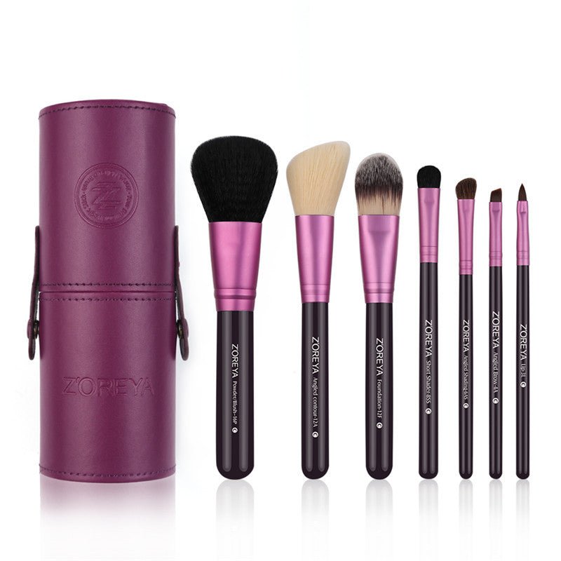 Professional Makeup Brush Set - 7 Piece Collection