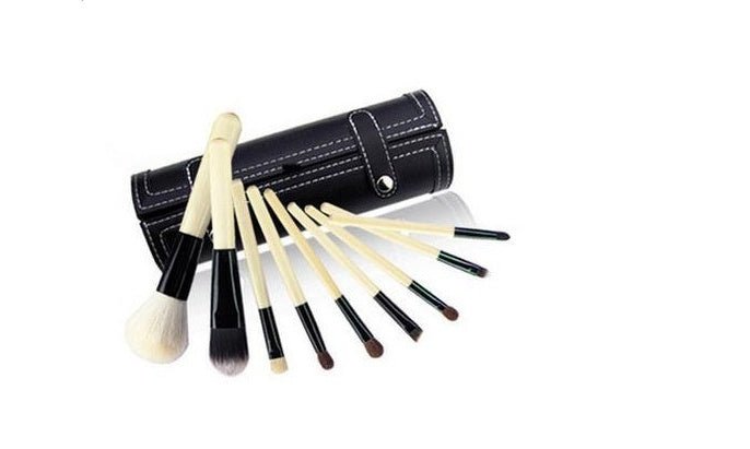 Professional Barrel Makeup Brush Set - 5 Essential Brushes