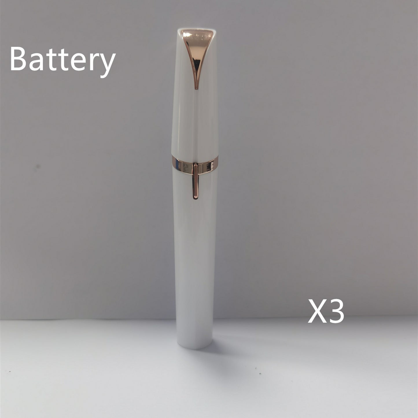 Mini Electric Eyebrow Trimmer with LED Light - Painless Hair Remover Pen