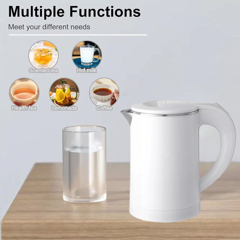 600ML Portable Electric Water Kettle Ideal For Travel Camping Caravan 800W