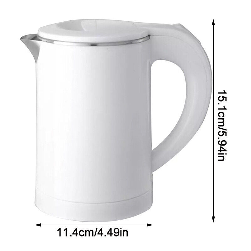 600ML Portable Electric Water Kettle Ideal For Travel Camping Caravan 800W
